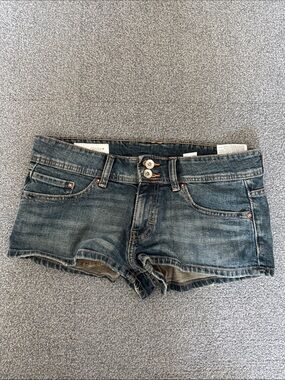 Women's Blue Denim Short Shorts - Casual Everyday Style